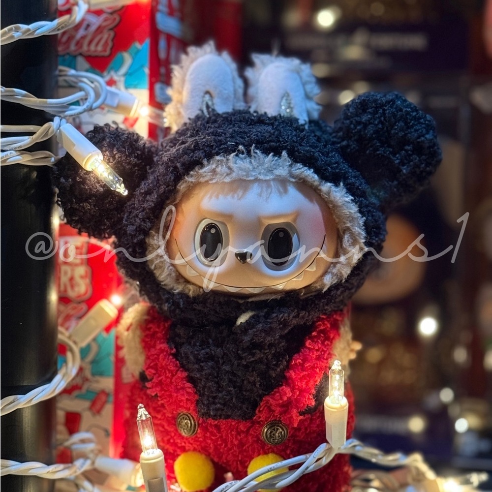 Labubu Clothes - Mickey Mouse Costume